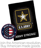 U.S. Army House Flag - Pack Armed Forces Rangers United State American Military Veteran Retire Official USA Embroidery - Decoration Banner Small Garden Yard Gift Double-Sided Imported 28 X 40 - Image 5
