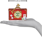 Old World Christmas Rack N Roll Mahjong Glass Blown Ornament for Christmas Tree, Handcrafted Holiday Decoration, Hasbro Games Collection - Image 4