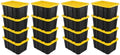 Sterilite Industrial Storage Tote with Lids for Garage, 27 Gallon, 16-Pack by Sterilite