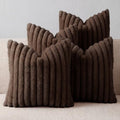 Brown Throw Pillow Covers 20 x 20 Set of 4, Cute Boho Throw Pillow Cover for Couch/Bed, Decorative Pillows Covers for Sofa/Bed, Accent Pillow Covers for Living Room, Rustic/Home/Room Decor by Unknown