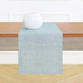 Solino Home 100% Linen Table Runner, 14 x 120 in, Rainforest, Narrow Stripe by SolinoHome