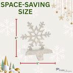Park Designs Snowflake Stocking Hanger Set of 2, White - Image 2