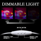 Car Neon Sign Dimmable Racing Car Led Neon Light for Wall Decor for Bedroom Playroom Gameroom Birthday Party Gifts for Boys Girls Fans 15.75×9.06 IN-USB Powered-Acrylic - Image 6