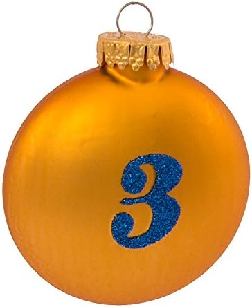 Kurt Adler 12 Days of Christmas Glass Ornament (Set of 12), 65mm - Image 3