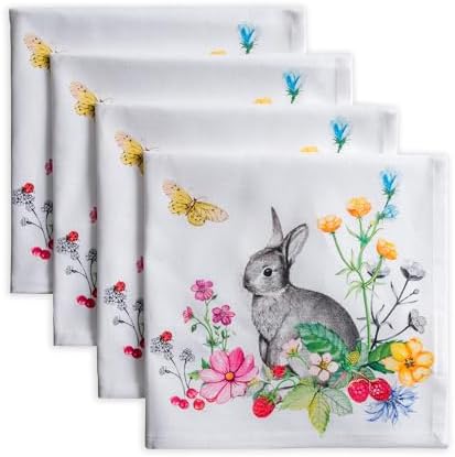 Maison d' Hermine Cloth Napkins Set of 4 Reusable 100% Cotton (20" x 20") by MaisondHermine