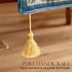 Patdrea Designer Vintage French Velvet Table Runner,12"X71"-Herbert C - Image 5