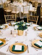 BLOSMON Green Flowers Centerpieces for Party: 15 Faux Silk Roses, 6 Pcs - Image 3