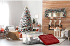 Holiday Storage Bins Clear 72Qt Stackable 6-Pack - Image 6