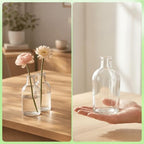 YOUEON 16 Pack Clear Glass Bud Vases, Small Bud Vases in Bulk, Glass Flower Vases for Centerpieces, Vintage Decorative Bottle Vases for Flowers, Home Decor, Wedding Reception, Office - Image 3