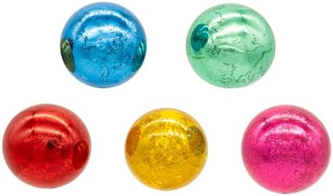 Kurt Adler 80MM Mercury Glass Multicolor Ball Ornament, 6-Piece Box - Image 3