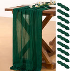 10 Pack Cheesecloth Table Runner Fall Boho Gauze Wedding Party Home Decor by Socomi