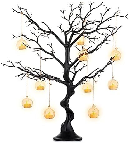 NUPTIO Black Ornament Tree, 30 Inch Artificial Halloween Spooky Branch by Nuptio