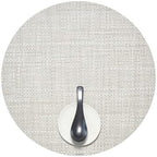 Chilewich Basketweave Placemats, Woven Round Placemats Set of 4 by Chilewich