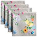 Maison d' Hermine Cloth Napkins Set of 4 Reusable 100% Cotton (20" x 20") by MaisondHermine
