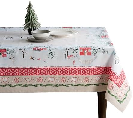 Maison d' Hermine Table Cloth Rectangle Table Reusable 100% Cotton 54"x72" by MaisondHermine