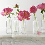 Clear Glass Bud Vase, 20 Pack 8 Oz Living Bud Vases, Small Vases for Flowers, Decorative Amber Bottles for Table Centerpiece, Home Decor, Office, Wedding Reception, Vintage Style - Image 5