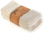 Accent Home Natural Linen Cloth Napkins, Set of 12, 18x18 Inches by ACCENTHOME