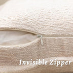 Decorative Throw Pillow Covers 20x20 Chenille Boho Pillowcase - Image 3