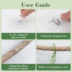 68.9ft Artificial Hanging Willow Vine Greenery Jungle Party Classroom Decor - Image 3