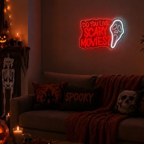Do You Like Scary Movies Neon Sign Halloween Led Sign - Image 7