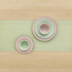Solino Home Cotton Linen Table Runner Sage, Hemstitch Collection 14 x 72 in - Image 3