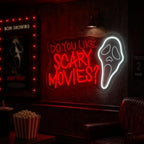 Do You Like Scary Movies Neon Sign Halloween Led Sign - Image 4