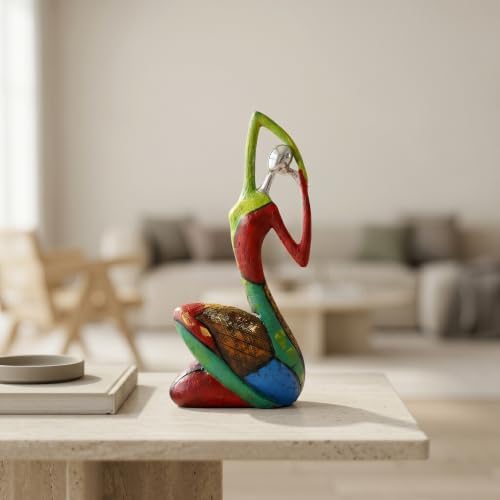 suruim Colorful Abstract Women Figurines Sculptures Home Decor for Shelves Yoga Pose Art Statue Modern Home Decoration Living Room Zen Decor Tables Ornaments (Stretch) - Image 2