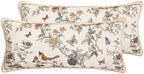 ISAENNE Designer Linen Throw Pillow Cover,Set of 2,28"x12"-Cornucopia A by Isaennehomedecoration