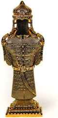 Muslim Armed Warrior Figurine Showpiece Accessory | Islamic Table Desk Home Decor | Islamic Decoration | Islamic Birthday Muslim Eid Ramadan Gift (2 x 3.7 x 11.8 Inches, Gold) by VOGUEHOMEDECOR