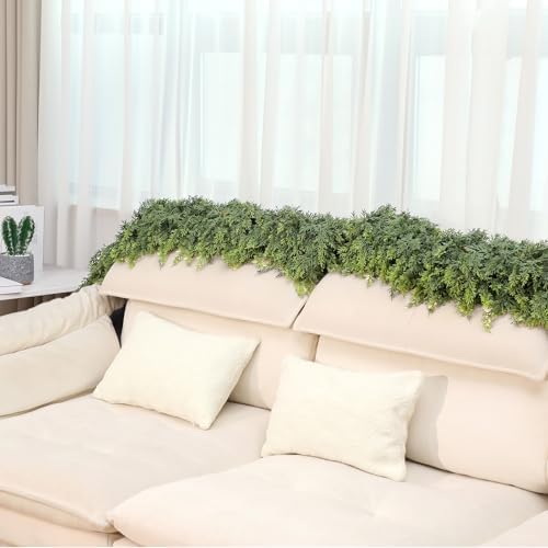 Waydress 1 Pcs 18ft Christmas Artificial Cedar Garland Realistic - Image 2