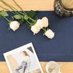 Linen Table Runner 72 Inches Long, 100% French Linen Table Runners - Image 3