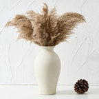 Ceramic Flower Vase Home Decor,11inches Large Farmhouse Table Vases by LUKA