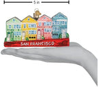 Old World Christmas San Francisco Painted Ladies Glass Blown Ornament for Christmas Tree, Handcrafted Holiday Decoration, Landmark Collection - Image 4