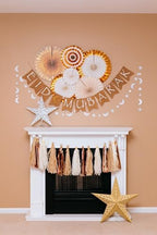Garland Pack with Ramadan Mubarak Burlap Banner – Elegant Garland Decor | Ramadan Decorations for Home | Ramadan Party Decorations | Ramadan Mubarak Decorations for Indoor & Outdoor - Image 4