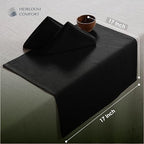 Black Cloth Napkins 17 x 17 Inch - Set of 12-100% Cotton, Absorbent, Washable, Reusable - Perfect Table Napkin for Summer, Everyday, Cocktail Parties, Holiday Gatherings, Dinner - Image 6