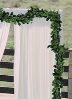 Serene Spaces Living Green Artificial Magnolia Leaf Garland, Ideal to Hang at Wedding, Store Display, Window Sill, Fall Decor, Perfect Holiday Décor, 72" Long - Image 4