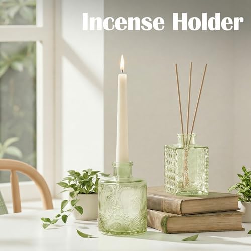 Glass Bud Vases in Bulk Small Mini Green Vase for Flowers 40pc - Image 6