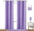 KOUFALL Lilac Purple Curtains 84 Inch Length for Girls Bedroom,2 Panels Set Room Darkening Blackout Kids Curtains for Toddler Princess,Violet Lavender by KOUFALL