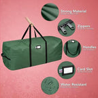 Holiday Cheer Christmas Tree Storage Bag Waterproof 7.5ft Green - Image 4