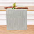 Solino Home 100% Linen Table Runner, 14 x 72 in, Avocado and White Striped by SolinoHome