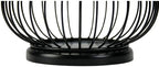 LUGBAR Black Metal Wire Candleholder Lantern, Medium, 12 Inch - Image 3