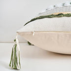 Chenille Striped Textured Boho Throw Pillow Covers 18x18 Set of 1 - Image 6