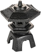 Sungmor Vintage Cast Iron Tealight Candle Holder - Japanese Pagoda Lantern by Sungmor