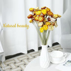 MIHUAGE Dried Flower 40PCS Daisy Bouquet 100% Natural Chrysanthemum Dry Flower for Vase Home décor Party DIY Arrangement Wheat Straw Bulk （Multi-Color） - Image 6