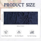 16 Pack Navy Blue Cheesecloth Table Runner 20 x120 Inch - 10FT Boho Rustic Gauze Cheese Cloth Table Runner for Wedding, Anniversary, Baby Shower, Easter, Spring Home Decor - Image 3
