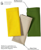 Multi Color Cloth Napkins 18x18 Inch - Set of 12-100% Cotton, Washable - Perfect Hotel Quality Napkin for Table, Dinner, Weddings, Everyday Dining - Lemon Yellow, Beige, Mint Green - Image 4