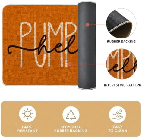 Artoid Mode Orange Fall Kitchen Mats Set of 3-17"x29"+17"x36"+17"x47" - Image 6