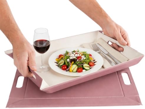 2-in-1 Serving Tray & Placemat | Faux Leather & Reversible by FREEFORM