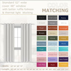 KOUFALL Orange Fall Curtains for Living Room,Halloween Curtain 84 Inch Length 2 Panels Set Blackout Bright Light Orange Color Funky Curtains for Bedroom Cortinas para Sala De Otoño - Image 3