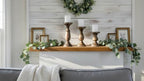 Candle Pillar Holder, Candle Holder Set of 3 Fall Wooden Candle Holder, Farmhouse Set for Table Centerpiece Home Decor-10,8,6 Inch - Image 3